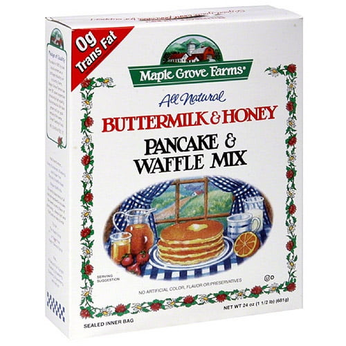 Maple Grove Farms Buttermilk & Honey Pancake & Waffle Mix, 24 Oz, (pack Of 6)