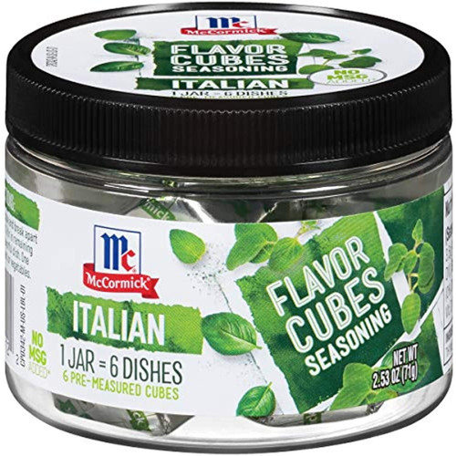 Mccormick Flavor Cubes Seasoning, Italian, 2.3 Ounce
