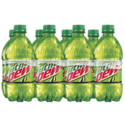 Mountain Dew Soda Pop, 12 Fl Oz, 8 Pack Bottles, Quantity Of 3