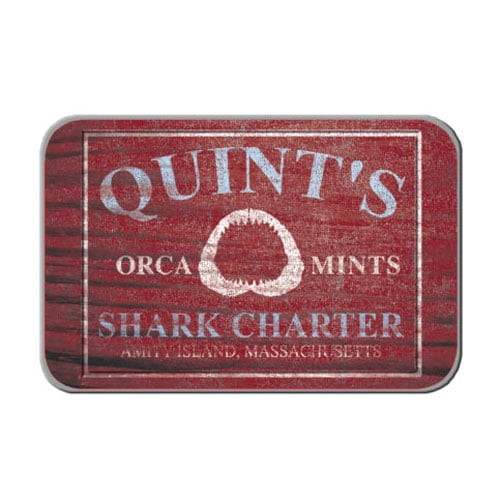 Boston America - Mints Tin - Quint's Orca Mints (jaws)(peppermint Shark Jaw Candies)