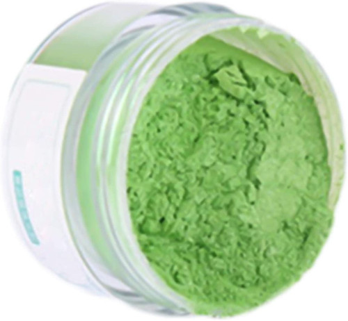 Stapiowal 1 Bottle Baking Powder Glittering Decorative Multi-color Fondant Cake Powder For Cooking And Baked Goods, Desserts, Breads, & Cak Green