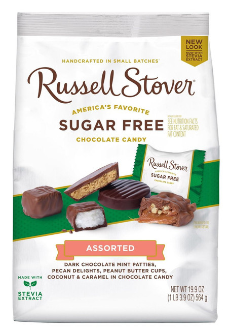 Product Of Russell Stover Assorted Sugar-free Chocolate Candies 19.9 Oz.