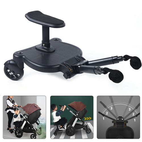 Denest Universal Kids Stroller Step Board Stand Connector Toddler Wheeled Pushchair