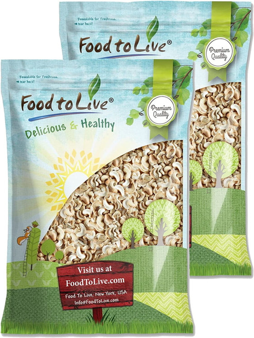 Cashew Pieces, Non-gmo Verified, 14 Pounds — Raw, Vegan, Kosher — By Food To Live