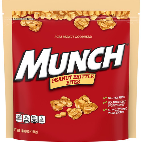 Munch Peanut Brittle Bites, 14.8 Oz