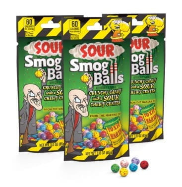 Toxic Waste Sour Smog Balls Candy