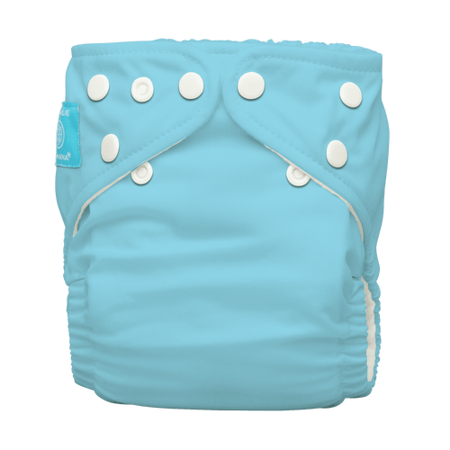 Charlie Banana - Diaper 2 Inserts One Size Hybrid Aio, Cb Blue