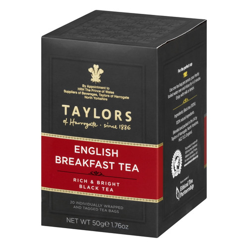 Taylors Of Harrogate English Breakfast Tea, 20 Teabags