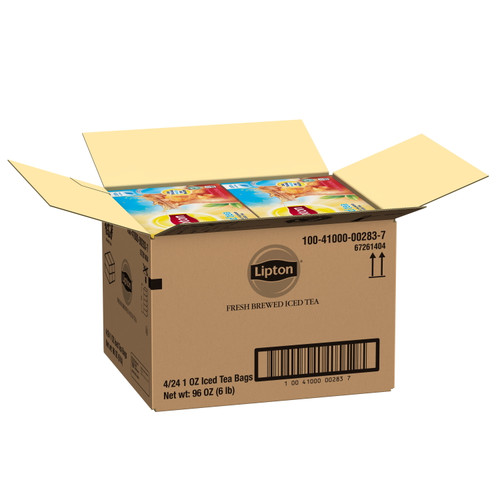 4 Packs : Lipton Smooth Blend Iced Tea - 1 Oz. Tea Bag, 24 Bags Per Box, 24 Gallon Size [pack Of 2]