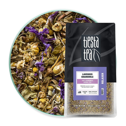 Tiesta Tea Lavender Chamomile, Soft Chamomile Loose Leaf Herbal Tea, 8 Oz