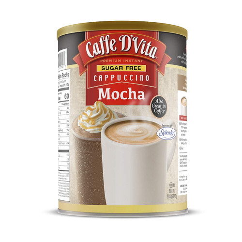 Caffe D'vita Sugar Free Premium Instant Mocha Cappuccino (2lb)