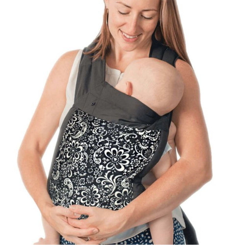 Mei Tai Baby Carrier - Seben Baby - Floral Black - One Size Fits All - Unisex