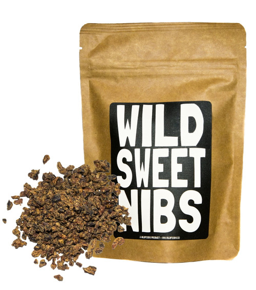 Wild Sweet Nibs, Sweetened Fair Trade Cacao Nibs - 8oz By Wild Foods