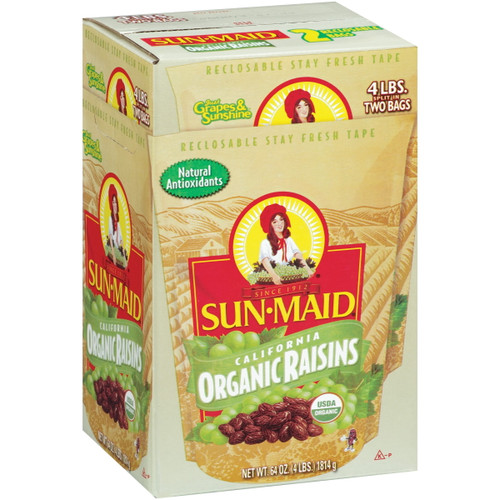 Sun Maid Organic Raisins 2 Lb Bag