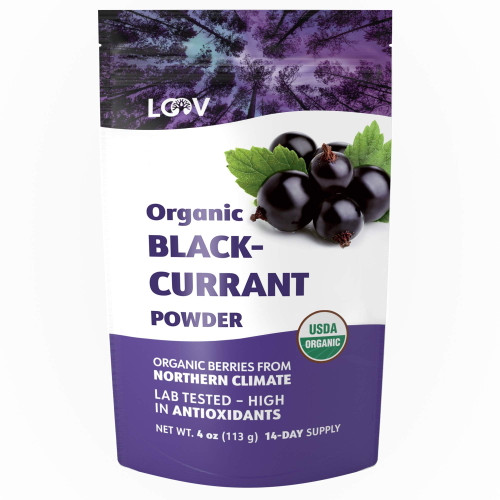 Loov Organic Blackcurrant Powder - 14-day Supply - No Added Sugar