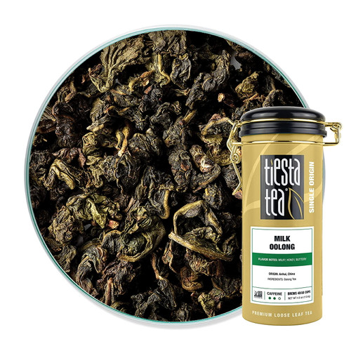 Tiesta Tea Milk Oolong Tea, Loose Leaf Oolong Tea, 4 Oz Tin