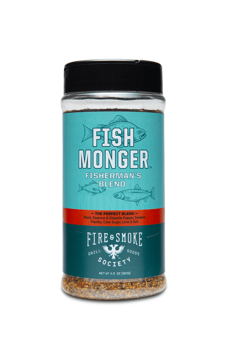 Fire & Smoke Society Fish Monger Savory Seafood Spice Blend, 10 Ounce.