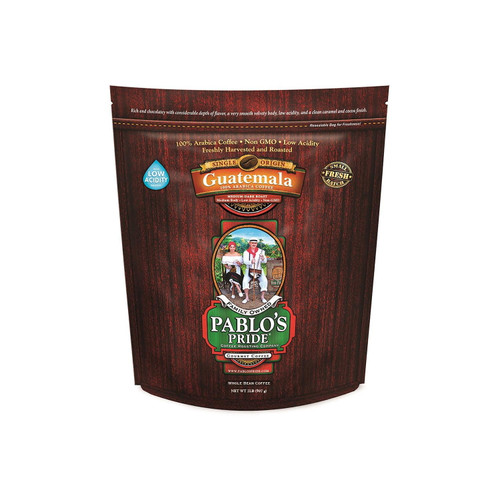 Pablo's Pride Gourmet Coffee, Whole Bean, Guatemala (2 Lb.)