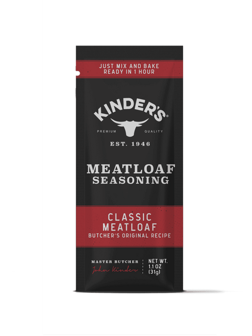 Kinder's, Classic Meatloaf Seasoning Packet, Butcher's Original Recipe, No Added Msg, No Preservatives, And No Artificial Flavors, 1.1oz