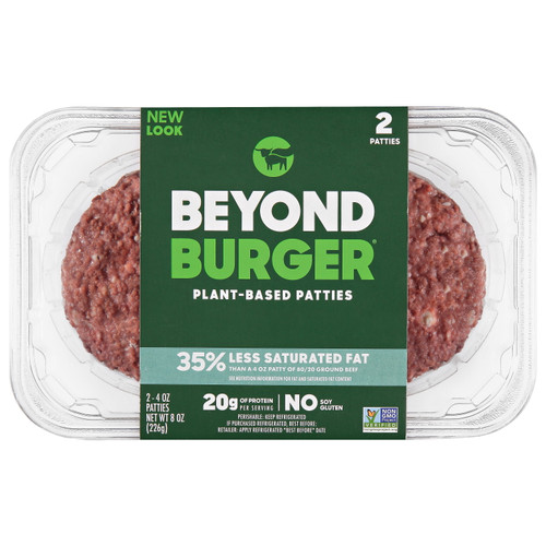 Beyond Meat, Burger Patties, 2 Count, 0.5lbs, (fresh)