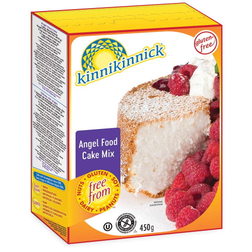 Kinnikinnick Foods Cake Mix Gluten Free Angel Food 16 Oz Pack Of 3