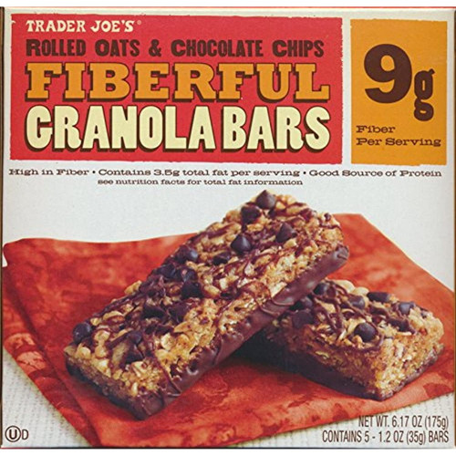 Tj Rolled Oats & Chocolate Chips Fiberful Cranola Bars