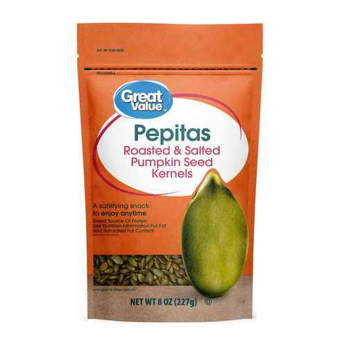 Great Value Pepitas, 8 Oz