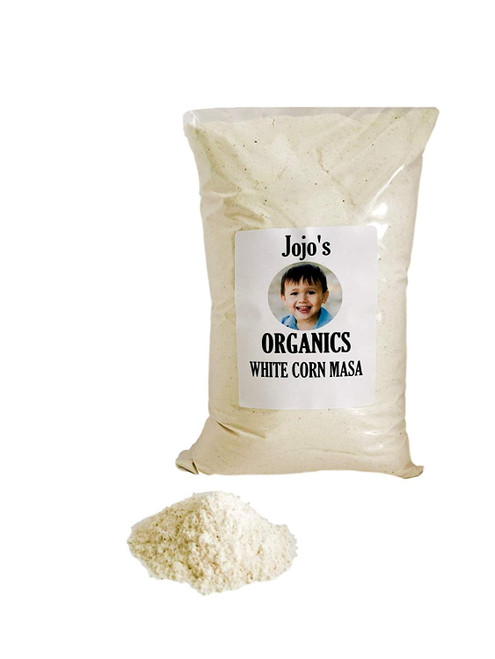 Jo Jo's Organics Non-gmo Masa Harina White Corn Masa Flour | 4 Lbs (pounds) Great For Tortillas Tamales Gorditas  Product Of Usa