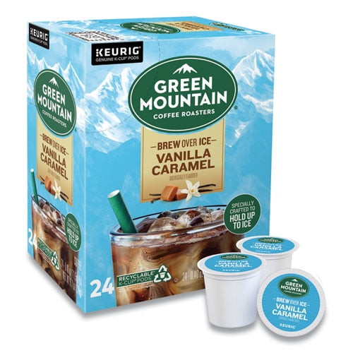 Vanilla Caramel Brew Over Ice Coffee K-cups, 24/box | Bundle Of 2 Boxes
