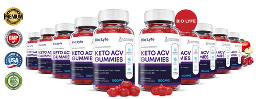(10 Pack) Bio Lyfe Keto Acv Gummies 1000mg Acv Biolyfe Biolife With Pomegranate Juice Beet Root B12 600 Gummys