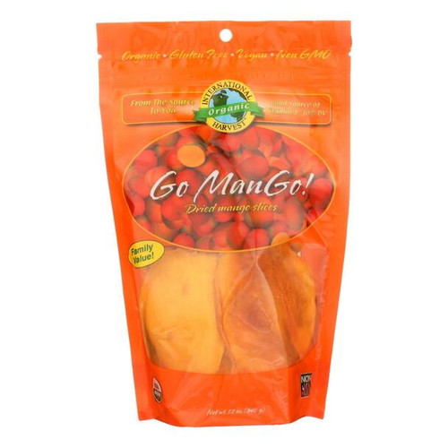 (6 Pack)international Harvest Go Mango! Dried Mango Slices,12 Oz.