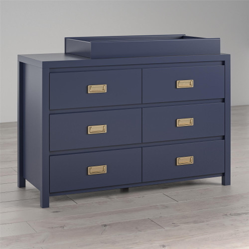 Little Seeds Monarch Hill Haven 6 Drawer Navy Changing Dresser