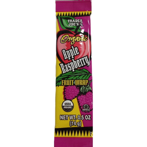 Trader Joes Organic Apple Raspberry Fruit Wrap