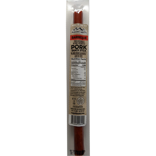 Rugged Meats Snack Sticks Bbq 24 Pk.