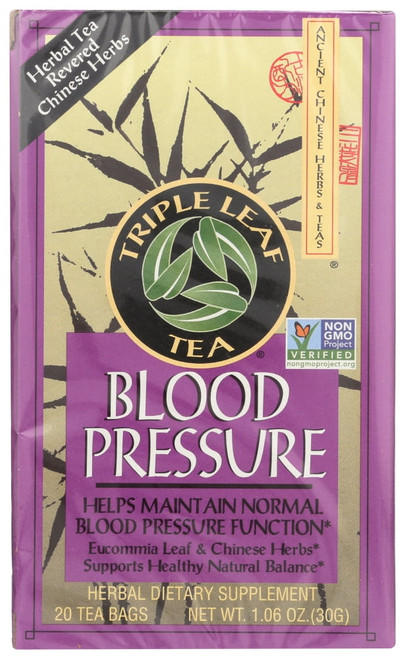 Triple Leaf Tea, Blood Pressure Tea, 20 Tea Bags