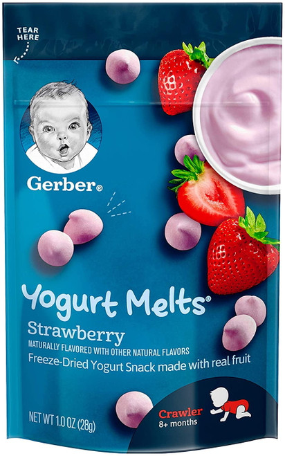 Gerber Yogurt Melts, Strawberry - 1 Oz, 2 Count