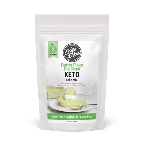 Butterflake Pie Crust | 2g Net Carb (makes Two 9" Pies)