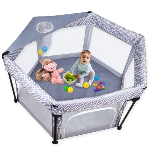 Eccomum Baby Playpen Boys And Girls Playard Safety Outdoor Indoor