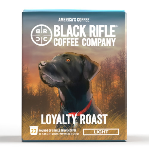 Black Rifle Coffee Loyalty Roast Single-serve Pods, Light Roast, 22 Ct