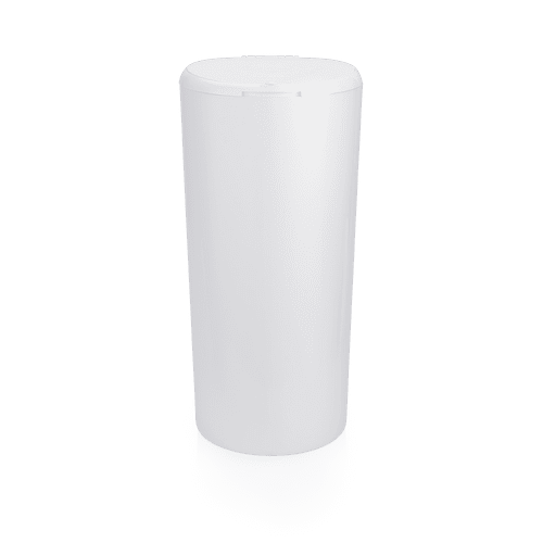 Purepail Classic Diaper Pail – White, Blocks Odors With No Added Fragrance, Holds 20% More Diapers & Generates Less Waste, No Cutting, No Canisters, Includes 1 Pail + 2 Refill Bags + 1 Charcoal Filter