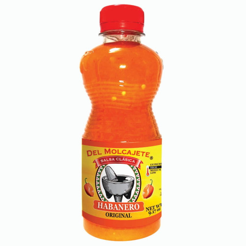 Del Molcajete Salsa Clasica Habanero Original 9.17 Oz