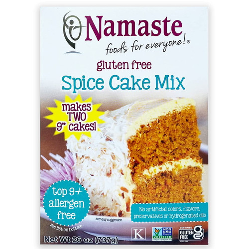 Namaste Foods Gluten Free Cake Mix Spice 26 Oz