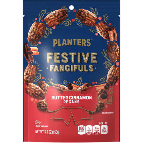 Planters Snack Nuts Butter Cinnamon Pecan 5.5 Oz