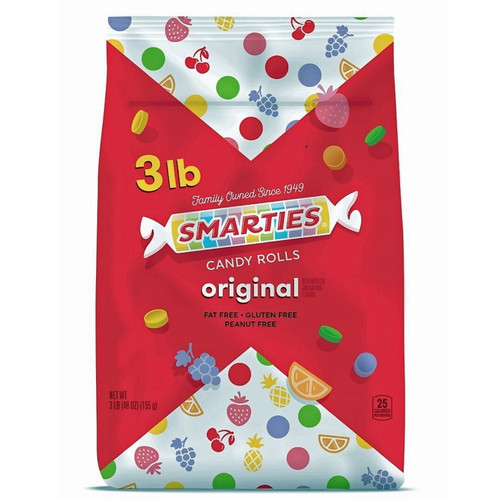Smarties Gluten-free Original Candy Rolls, 48 Oz Bag