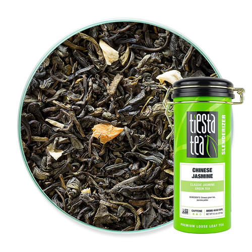 Tiesta Tea Chinese Jasmine, Classic Jasmine Loose Leaf Green Tea, 5 Oz