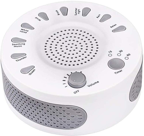 Beinou White Noise Machine, 9 Soothing Natural Sounds For Baby & Adults Sleepping And Relaxation, Portable Sleep Therapy Sound Machine For Home, Office & Travel