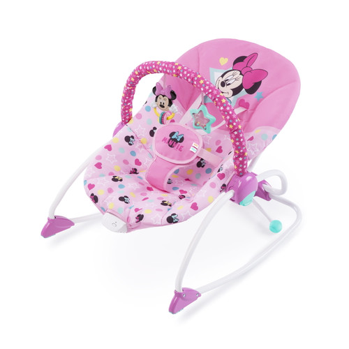 Bright Starts Disney Baby Minnie Mouse Stars & Smiles Infant To Toddler Rocker