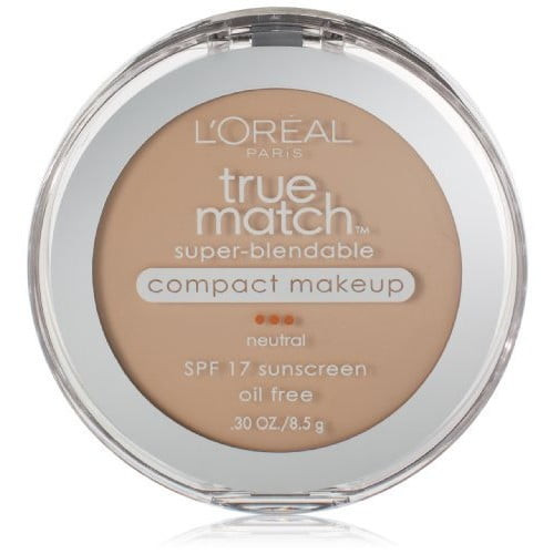 L'oreal Paris True Match Super-blendable Compact Makeup, Neutral Soft Ivory N1
