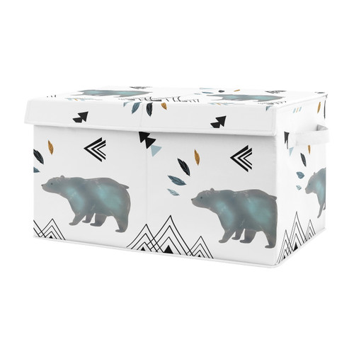 Bear Mountain Storage Fabric Toy Box By Sweet Jojo Designs