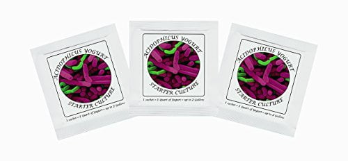 Yogurt Starter Cultures - Pack Of 3 Freeze-dried Culture Sachets For Acidophilus Yogurt